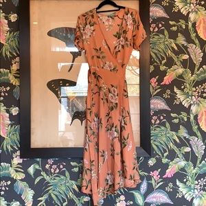 Verge girl floral wrap dress 12